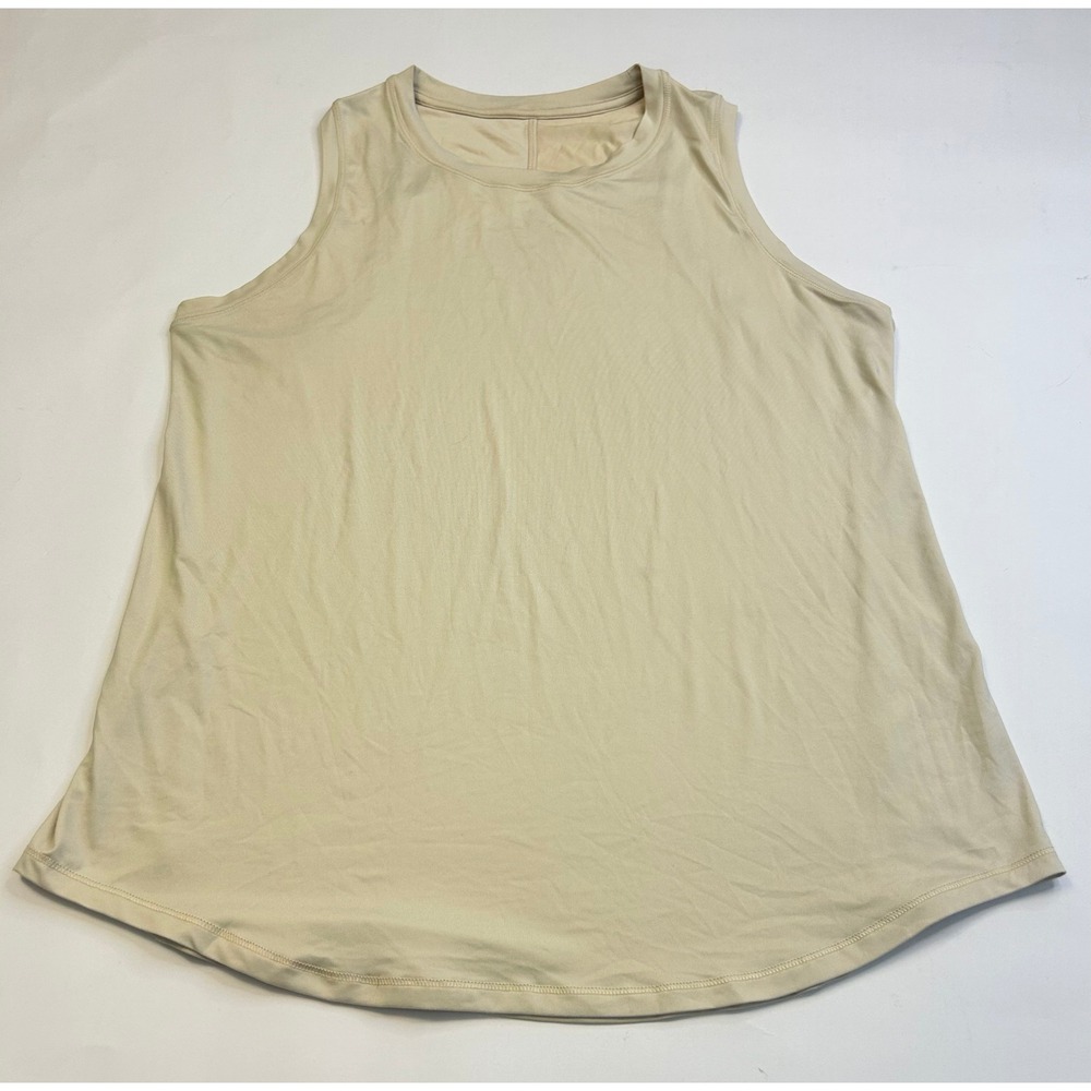 Lululemon Sculpt Tank Top Women Size 6 Beige EUC